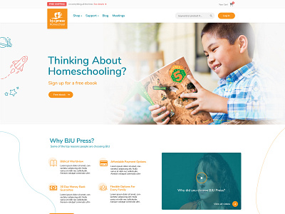 BJU Press Site Redesign design education graphic design uiux design web design