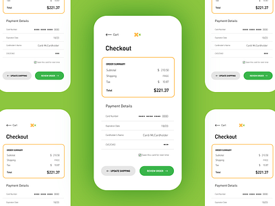 Daily UI 002: Credit Card Checkout 002 dailyui mobile payment process ui