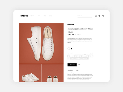 Daily UI 012: E-Commerce Shop (Single Item)