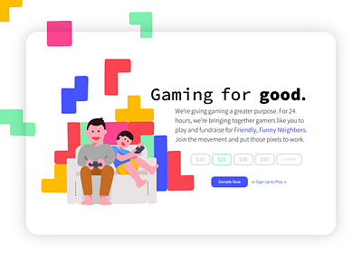 Daily UI 032: Crowdfunding Campaign 032 call to action campaign crowdfunding cta dailyui design fundraising gaming ui ux