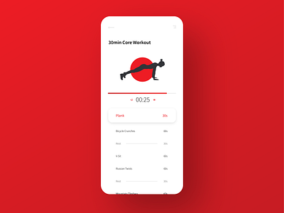 Daily UI 041: Workout Tracker