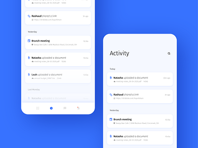 Daily UI 047: Activity Feed 047 activity app audit dailyui design feed log mobile ui ux