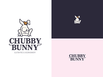 Daily UI 052: Logo Design 052 bakery branding bunny chubby dailyui design illustration logo rabbit