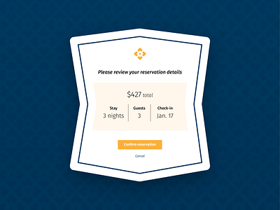 Daily UI 054: Confirmation 054 confirm confirm reservation confirmation dailyui design modal reservation review ui ux