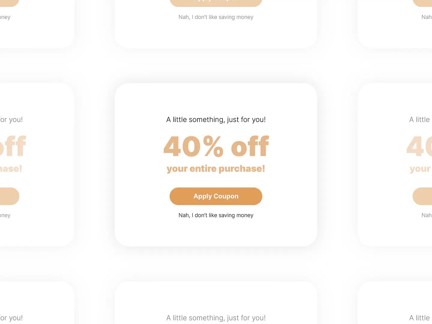 Eye-Catching Coupon Design for Your Website