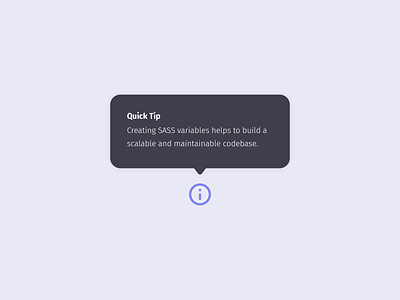 Daily UI 087: Tooltip