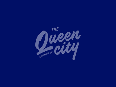 Daily UI 084: Badge 084 badge cincinnati dailyui design handletters lettering queen city script