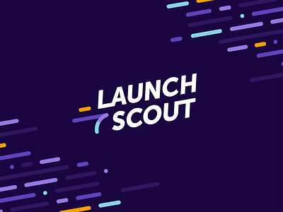 Launch Scout Branding assets brand branding design image launch logo pattern rebrand scout system treatment