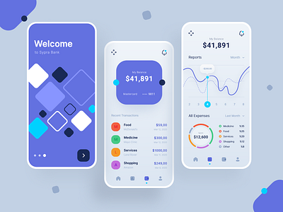 Sypra Banking App adobe xd app app design application baking app bank bank app banking credit card design finance finance app illustration ios mobile app mobile ui ui ux wallet app