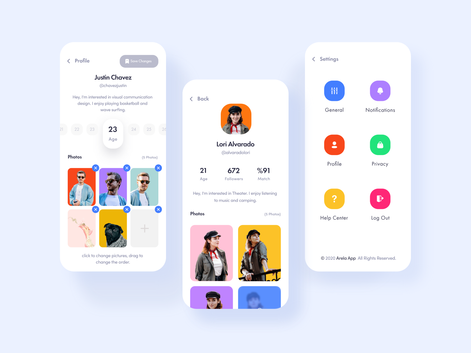 Arela Dating App by Metehan Özsoy on Dribbble