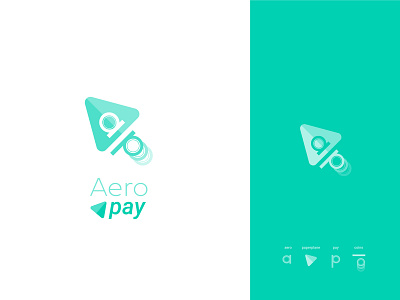 Redesign Aeropay Logo a airplane app coins crypto green icone logo logodesign logomark logotype mark p payment payment app process redesign startup typography web