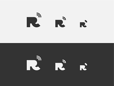 RC monogram / Mark black c concept dark light logo logomark logotype mark monogram podcast process r radio radio show radiowaves rc typography waves white