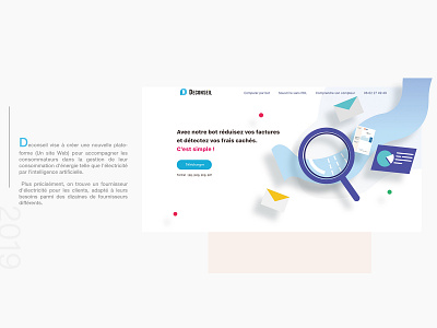 Deconseil - Web site presentation color design illustration logo persona site design ui ux website website design
