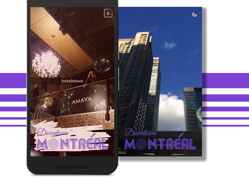 Snapchat Geofilter montreal geofilter snapchat