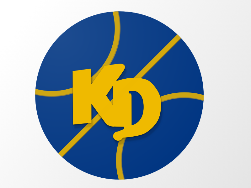 In honour of the new season :) blue orange ball kraft dinner kd kevin durant basketball