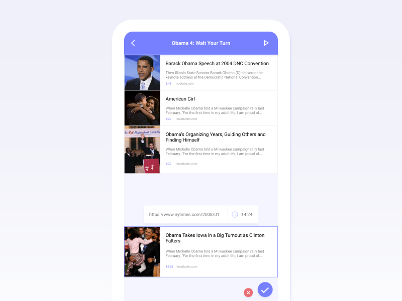 Show Notes App: New Show Note dailyui material mobile app design podcast note show mobile app