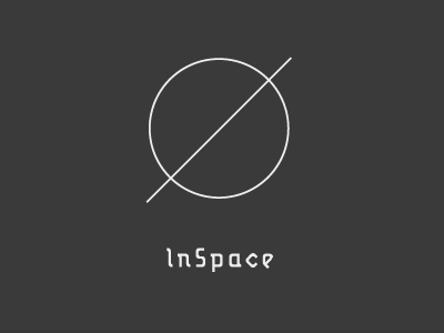 inspace bw graphic design logo minimalist