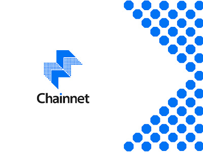 Chainnet Logo branding illustration logo