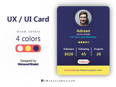 UX / UI Card