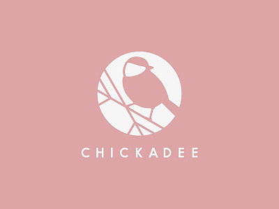 Chickadee - Events bird branding clothes design event girl jewelry logo pink woman
