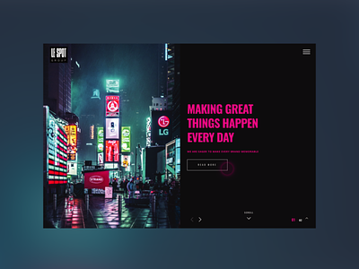 Lespot Group's New Website graphicdesign ui ui design uiux web