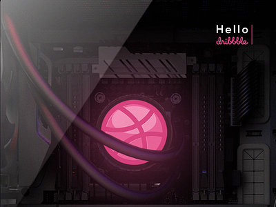 Pc Build Powered By Dribbble build dribbble hello pc