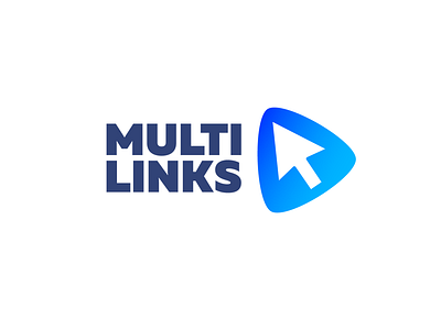 Multi links marketing logo. digital logo seo logo