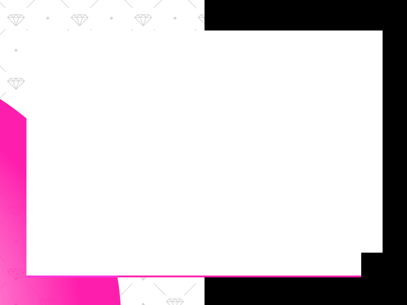 Black, White and Shocking Pink - An Animated Blog Header animation black black and white css css 3 css animation diamond html magenta pink ui ux white