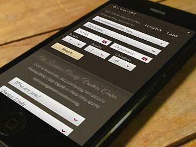 Booking booking brown elegant form mobile responsive tourism