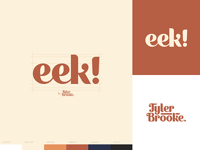 Ekk! Logo & Personal Brand creative design earth logo personal rust studio typography typography logo