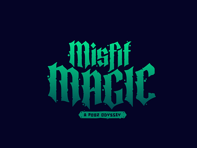 Video Game Logo branding design gamer goblin graphic design illustration logo magic typography video game