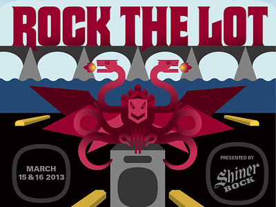 Austin-American Statesman – Rock The Lot poster
