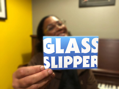 Glass Slipper sticker sticker