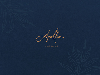 Avellion Fine Dining Logo Design