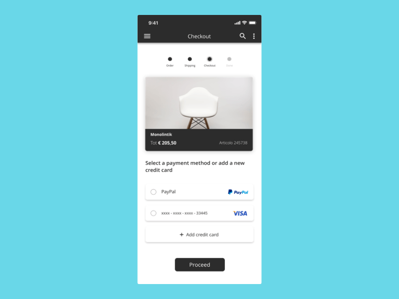 Credit Card Checkout - Daily UI #002 checkout credit card credit card checkout daily challange dailyui inspiration payment