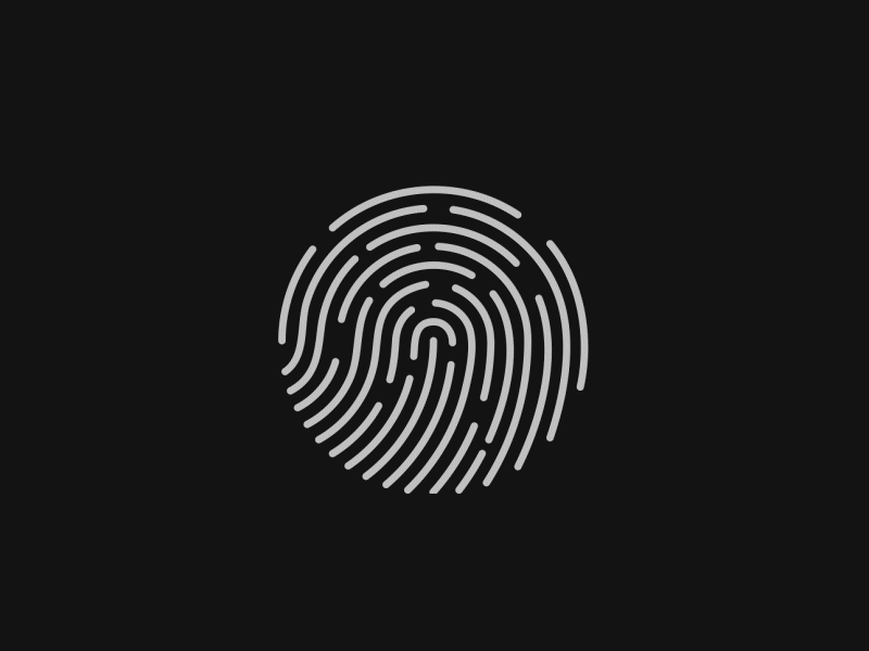 Fingerprint Animation after affects animation biometric design fingerprint graphic idea inspiration jason lottie motion touch touch id ui