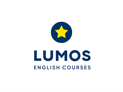 Lumos education english logo magic star