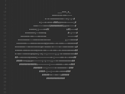 Ouijascii ascii code colophon css ouija sublime