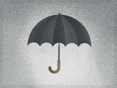 Rainy noise raine stripes umbrella vector