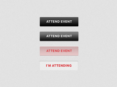 Event active attend attending event gradient hover state