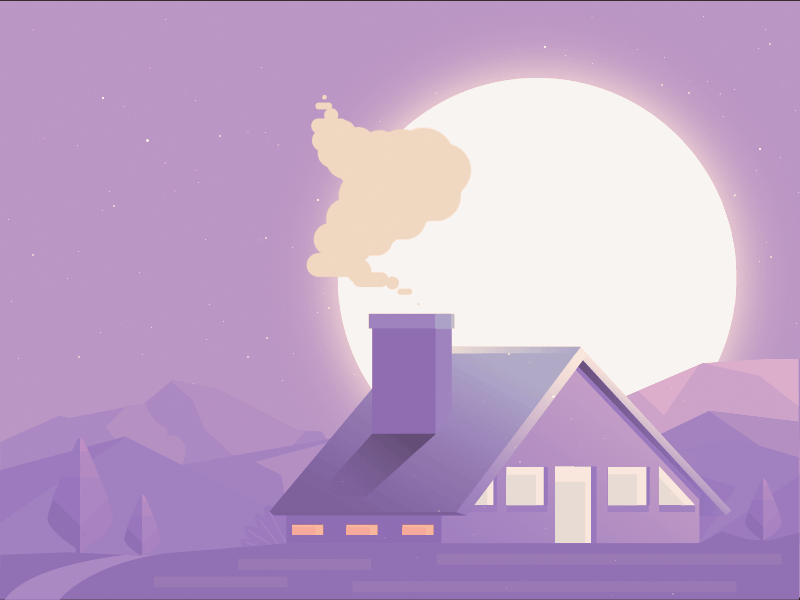 It's dawning and it's time for breakfast by Mandy.Liu on Dribbble