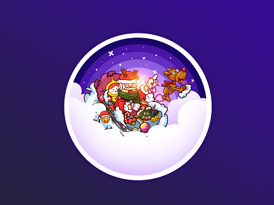 Merry Christmas ui 商标 图标 插图 设计