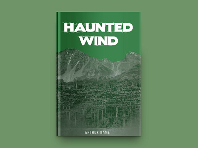 Haunted Wind Book Cover Design app book book cover design book covers branding covers design designing flat