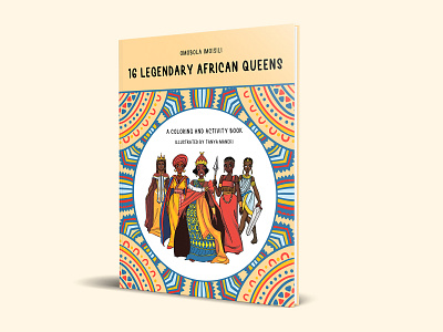 Legendary African Queen Book Cover Design book book cover design book covers covers design designing illustration typography