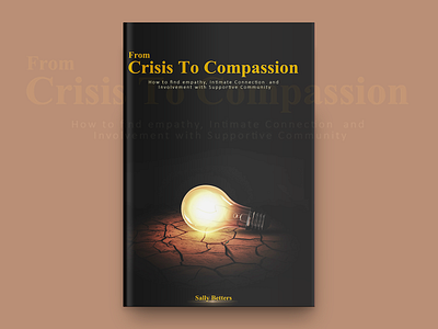 Crisis To Compassion Book Cover Design book book cover design book covers branding covers designing illustration typography