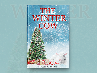 The Winter Cow Book Cover Design book book cover design book covers branding design designing illustration type winter cow