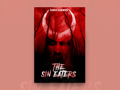 The Sin Enters Book Cover Design book book cover design book covers covers design devil front cover type typography