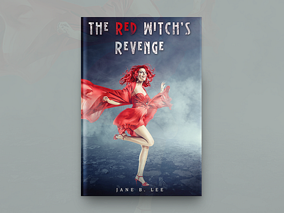 The Red Witch's Revenge Book Cover Design book book cover design book covers covers design designing illustration typography