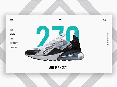 Air Max 270 themes, templates and downloadable graphic elements on Dribbble