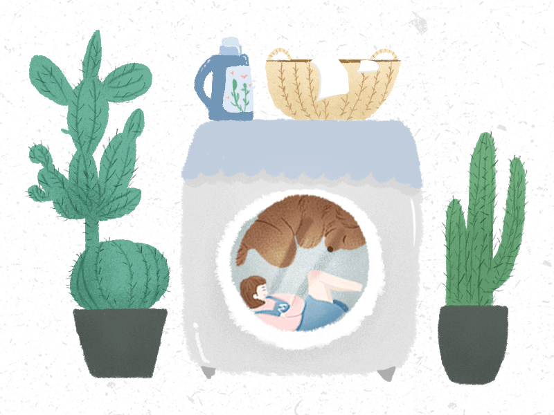 Washing machine small world 插图